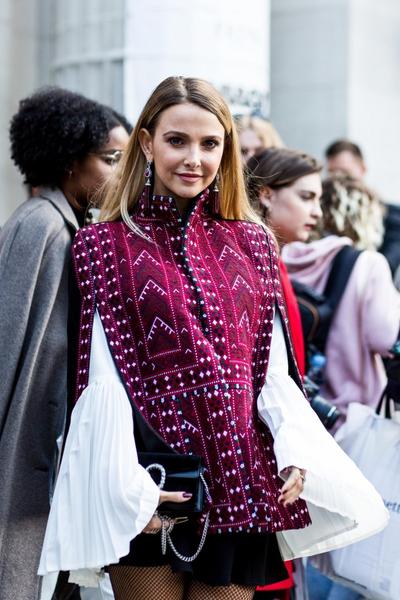 Street Style Violett Lila 2018 Modepilot