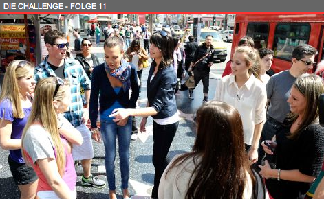 Screenshot GNTM Website