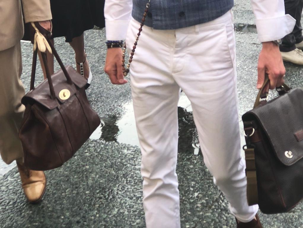 Herrenmode: Die weiße Hose ist das große Thema