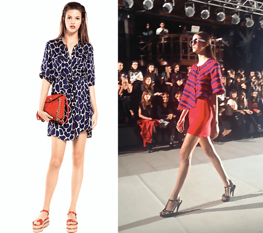 Sommermode 2015 Rot Blau Lupe Garza Lobos Modepilot