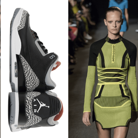 Sneaker dresses by Alexander Wang 2015