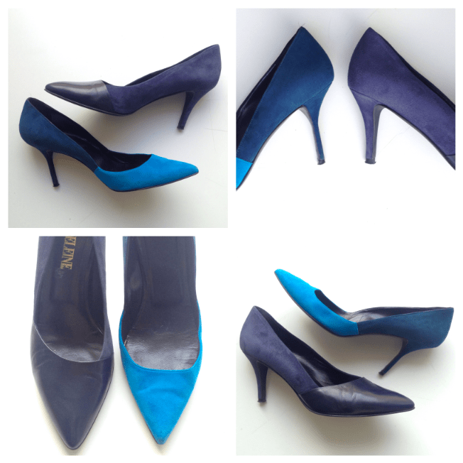 Pierre Hardy Pumps Madeleine blau Wildleder Modepilot
