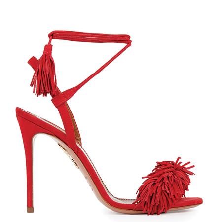 wild thing sandals fringe fransen aquazzura