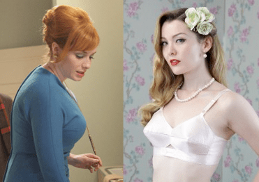 Christina Hendricks Spitz-BH Modepilot
