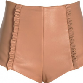 Gewinnerin der Leder-Panty