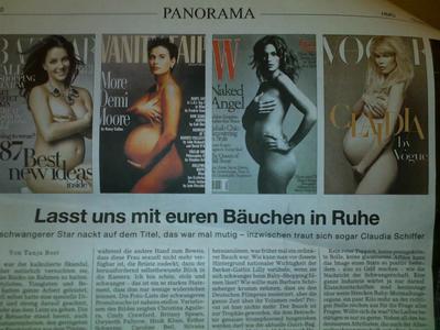Süddeutsche Vogue Claudia Schiffer Panorama Modepilot
