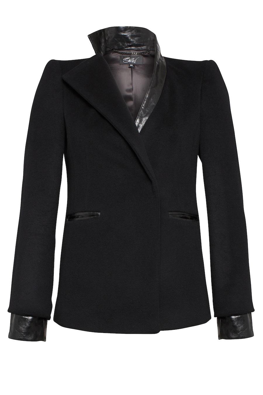 Kaschmir Blazer Belier Leder Modepilot