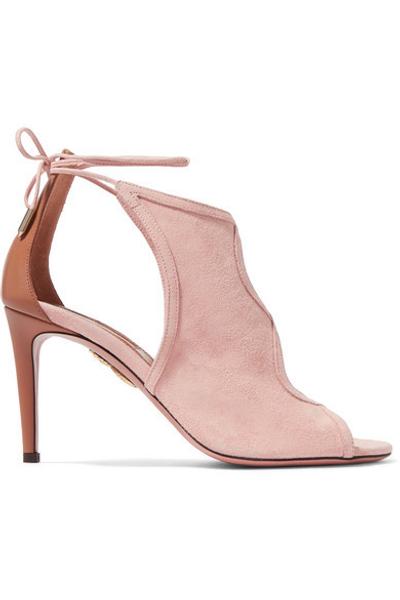 Aquazzura Modepilot Rosa Leder
