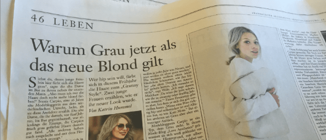 graue Haare FAS Modepilot