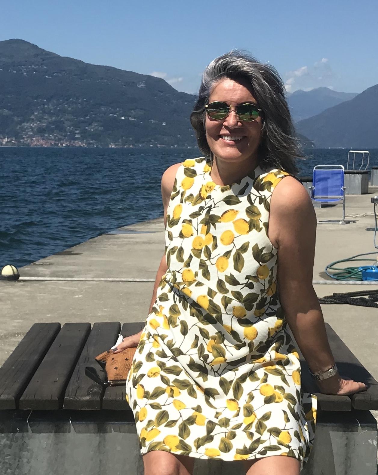 Margit Rüdiger am LagoMaggiore