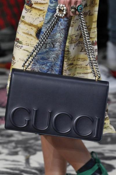 Gucci Handtasche Schriftzug 2016 Modepilot