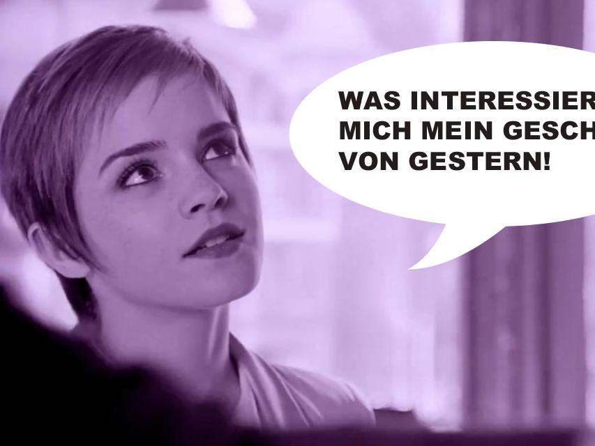 Emma Watson erwischt!