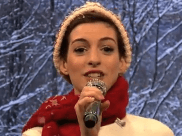 14. Türchen: Anne Hathaway beim X-mas-Karaoke