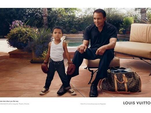 Muhammad Ali wirbt für Louis Vuitton