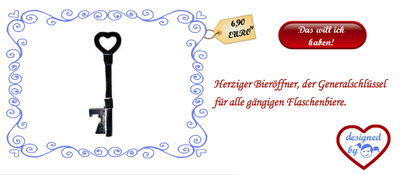 Schlüssel Flaschenöffner Ringelsuse Modepilot