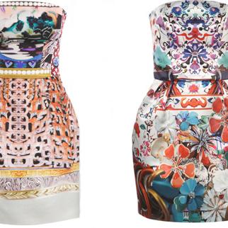 Mary Katrantzou: Seide vs. Polyester