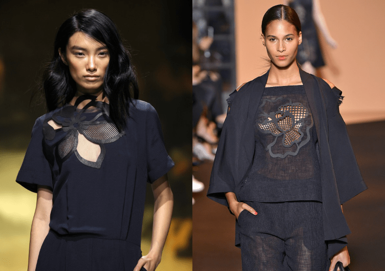 Kaviar Gauche Roland Mouret Summer 2015 Sommer Blumen Trends Modepilot