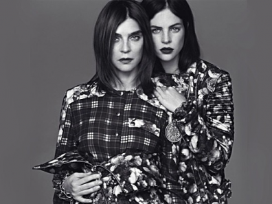 Givenchy Campaign Fall 2013: Carine Roitfeld & Julia Restoin Roitfeld