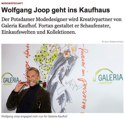 Zeit Wolfgang Joop Kaufhof