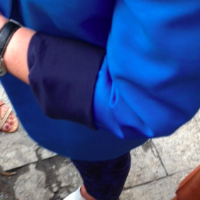 Two-tone Blau