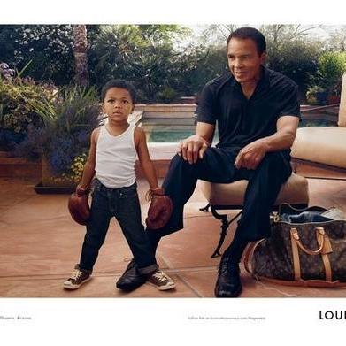 Muhammad Ali wirbt für Louis Vuitton