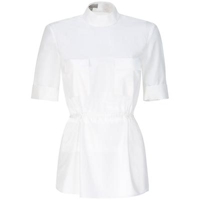 Bluse Stehkragen Halbwarm weiss Modepilot Philomena Zanetti