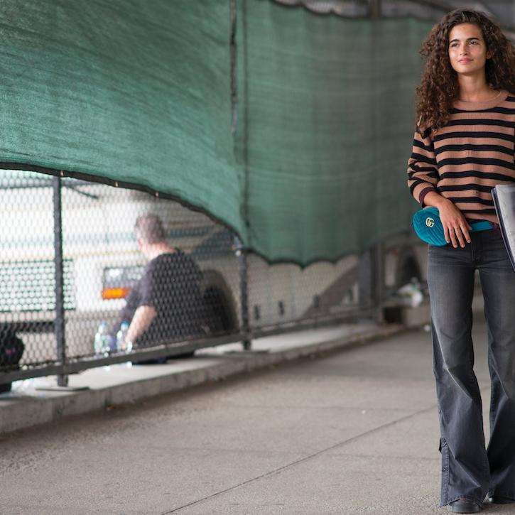 Hipster tragen Hip Bags