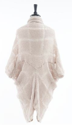 Rückenansicht Mohair-Cardigan modepilot