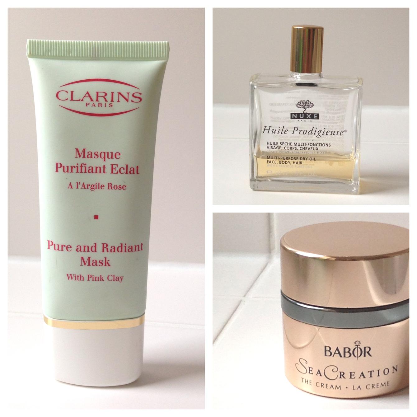 Clarins Gesichtsmaske Babor Sea Creation Nuxe Öl