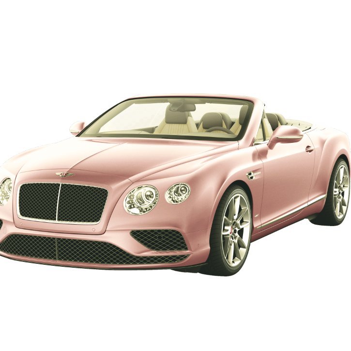 Das passende Auto zur Mode in den Trendfarben "Rose Quartz" und "Serenity"
