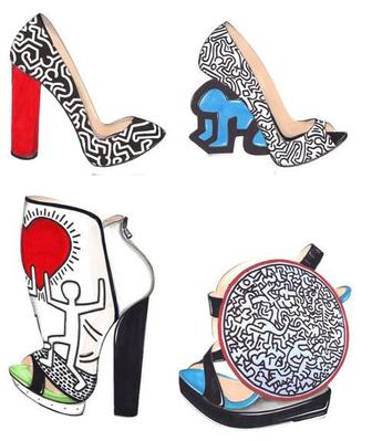 Keith Haring Nicholas Kirkwood Modepilot