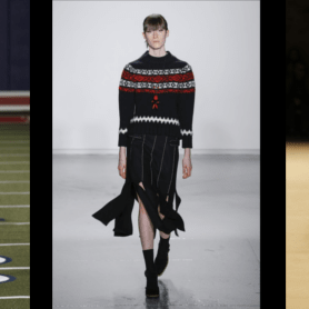 Trend 2015: der Stoffstreifen-Rock