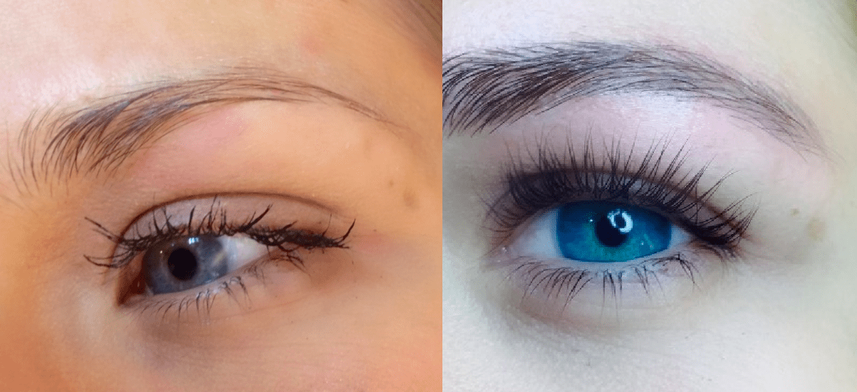 Microblading vorher nachher Modepilot