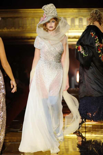 Weiß Transparenz John Galliano Modepilot
