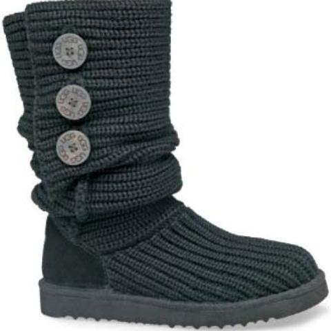 Ready-to-speak: Strick-boots