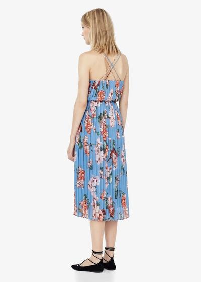 Hortensienkleid Mango Hellblau Modepilot