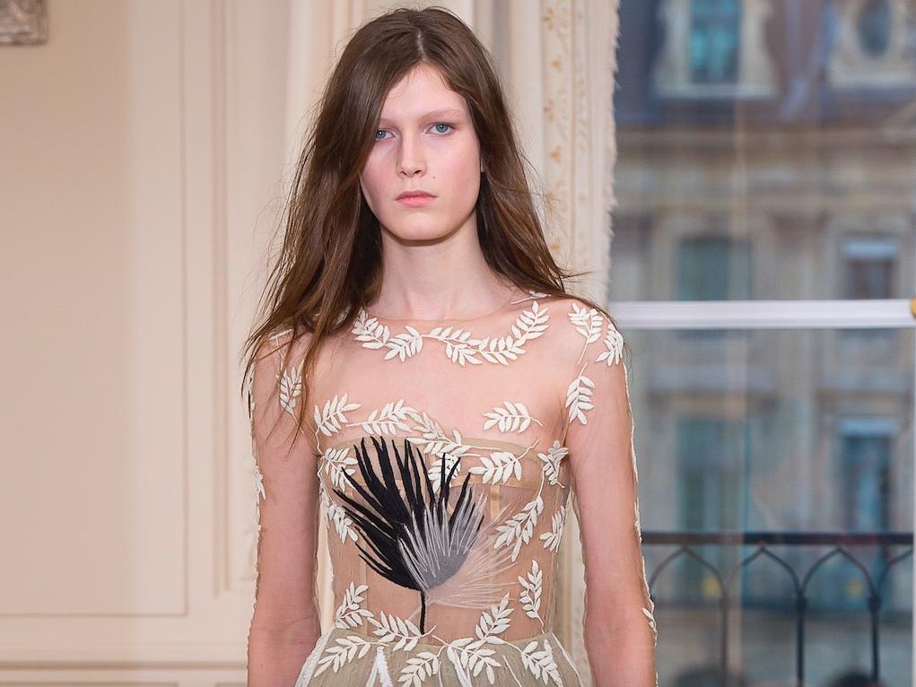 Währenddessen bei der Haute Couture in Paris: Crystal Mesh