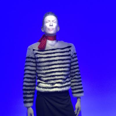 Sprechende Installationen: Hier Monsieur Gaultier selbst