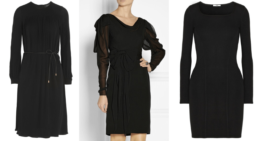 schwarze Kleider mit Arm Net-a-porter Modepilot
