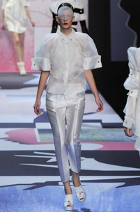 Weiß Transparenz Viktor & Rolf Modepilot