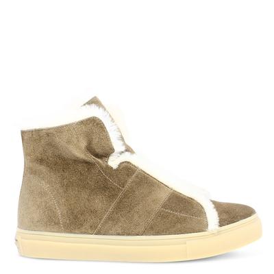 Kennel Schmenger hellgrau Lammfell Schuhe Sneaker Modepilot