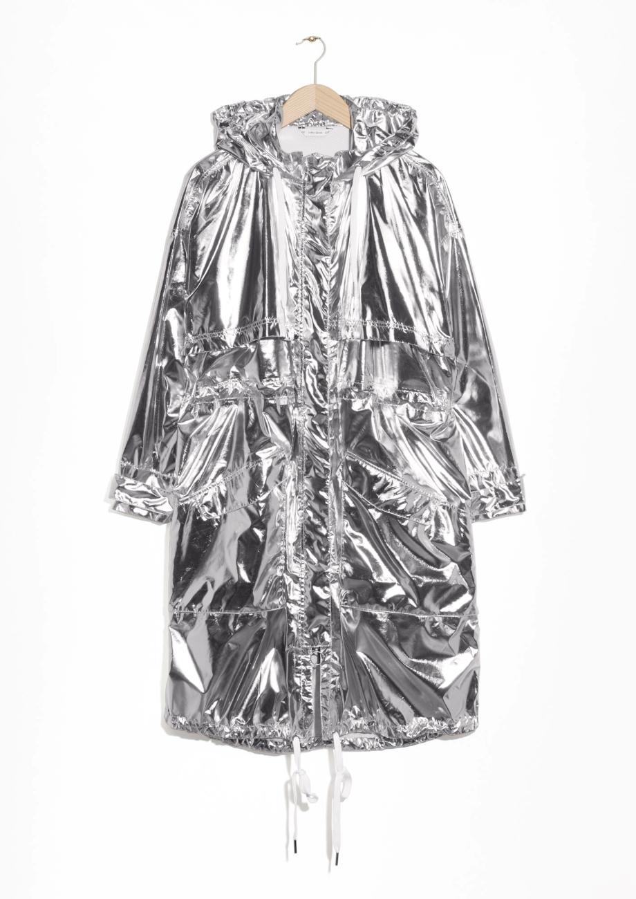 & Other Stories Silver Parka 175 Dollar Modepilot