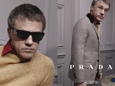 Christoph Waltz für Prada