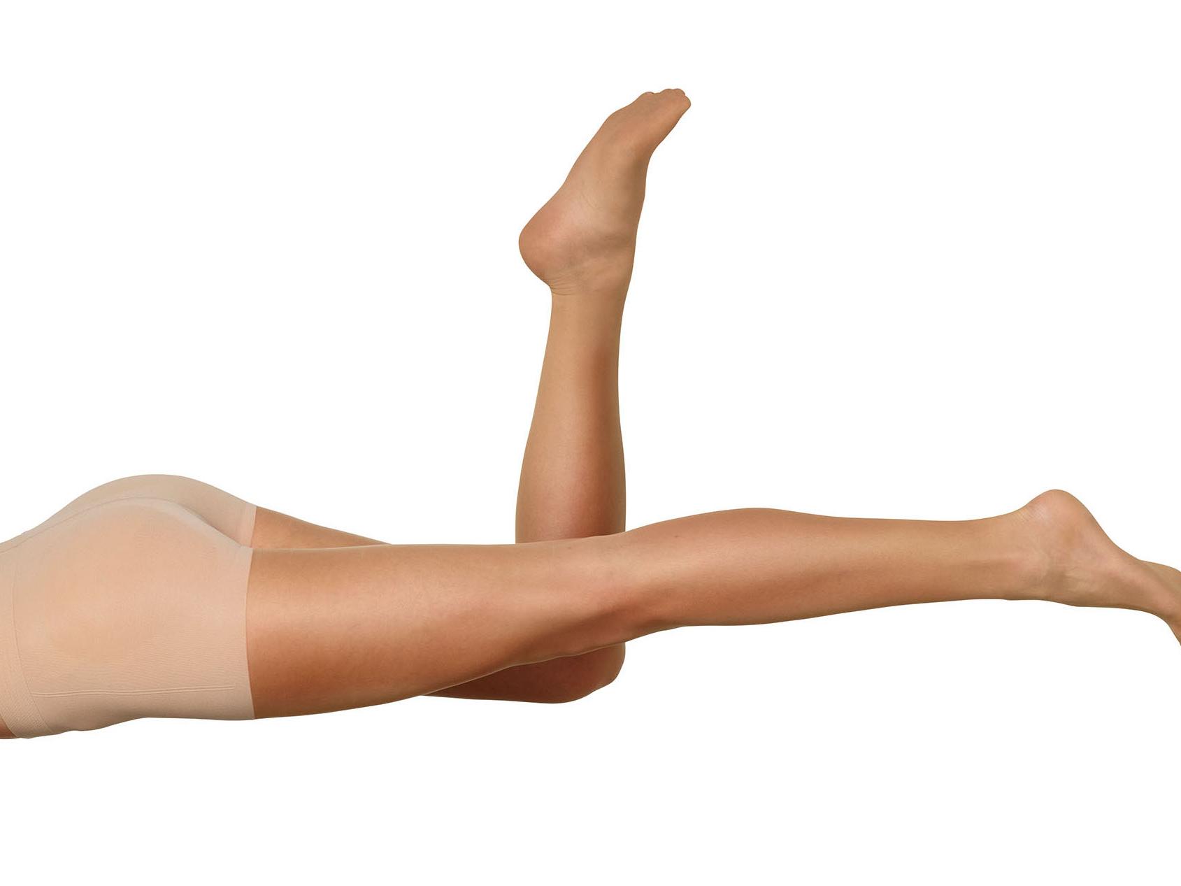 Neue Strumpfhose: Contouring fürs Bein ohne Schminke