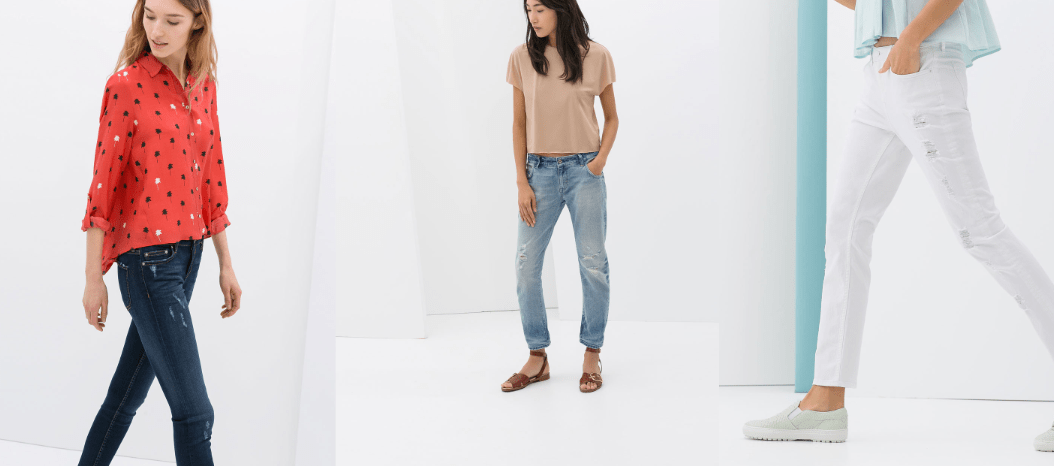 Jeanshosen Zara Modepilot