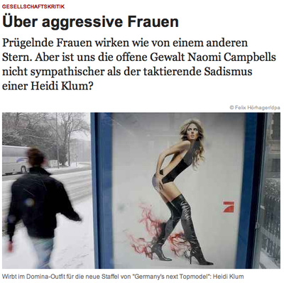 ZEITmagazin Aggressive Frauen Modepilot
