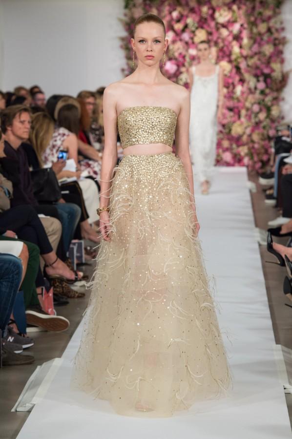 Abendrobe für Sommer 2015 von Oscar de la Renta