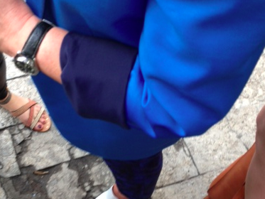 Two-tone Blau