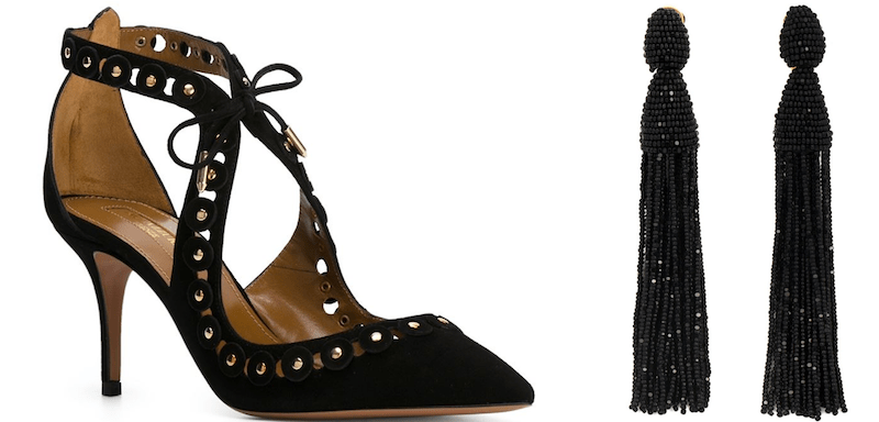 Aquazzura Pumps Theo Ohrringe Oscar de la Renta Modepilot