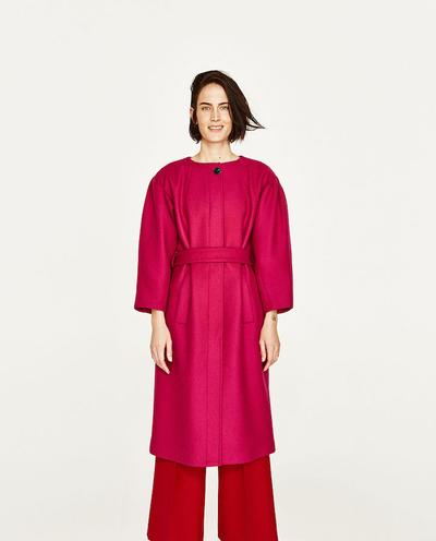 Zara Delpozo Mantel Pink